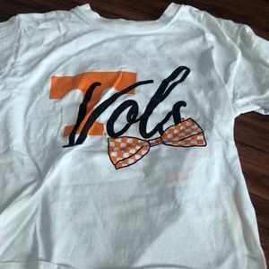 Tvou orange and white shirt